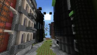 Screenshot of the Minecraft Bedrock Marketplace product City Parkour Adventure created by Giggle Block Studios.