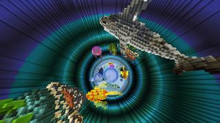 Screenshot of the Minecraft Bedrock Marketplace product Classic Droppers created by Giggle Block Studios.