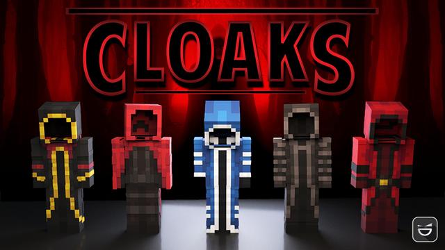 Thumbnail of the Minecraft Bedrock Marketplace product Cloaks created by Giggle Block Studios.