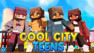 Thumbnail of the Minecraft Bedrock Marketplace product Cool City Teens created by Giggle Block Studios.
