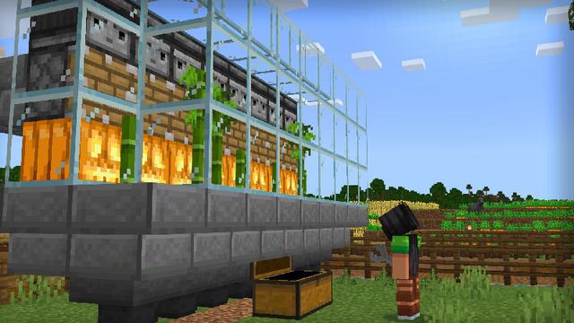 Screenshot of the Minecraft Bedrock Marketplace product Craftable Farms created by Giggle Block Studios.