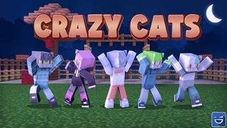 Thumbnail of the Minecraft Bedrock Marketplace product Crazy Cats created by Giggle Block Studios.