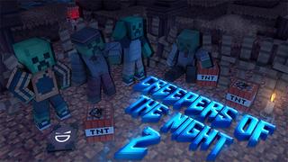 Thumbnail of the Minecraft Bedrock Marketplace product Creepers of the Night 2 created by Giggle Block Studios.