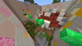 Screenshot of the Minecraft Bedrock Marketplace product Cuteblock Parkour created by Giggle Block Studios.