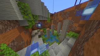 Screenshot of the Minecraft Bedrock Marketplace product Cuteblock Parkour created by Giggle Block Studios.