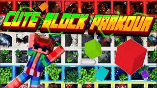 Thumbnail of the Minecraft Bedrock Marketplace product Cuteblock Parkour created by Giggle Block Studios.