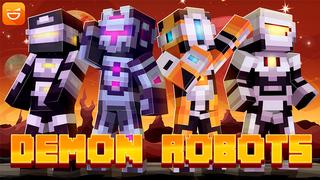 Thumbnail of the Minecraft Bedrock Marketplace product Demon Robots created by Giggle Block Studios.