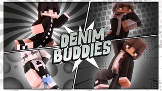 Thumbnail of the Minecraft Bedrock Marketplace product Denim Buddies created by Giggle Block Studios.