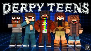 Thumbnail of the Minecraft Bedrock Marketplace product Derpy Teens created by Giggle Block Studios.
