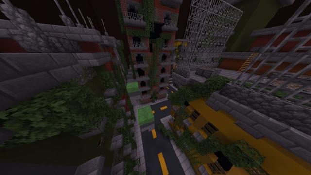 Screenshot of the Minecraft Bedrock Marketplace product Dimensions Parkour created by Giggle Block Studios.