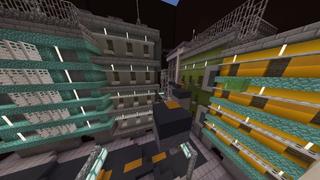 Screenshot of the Minecraft Bedrock Marketplace product Dimensions Parkour created by Giggle Block Studios.