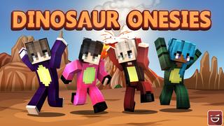 Thumbnail of the Minecraft Bedrock Marketplace product Dinosaur Onesies created by Giggle Block Studios.