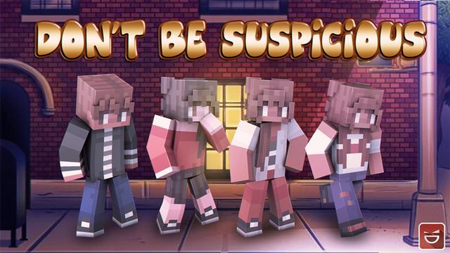 Thumbnail of the Minecraft Bedrock Marketplace product Don't Be Suspicious created by Giggle Block Studios.
