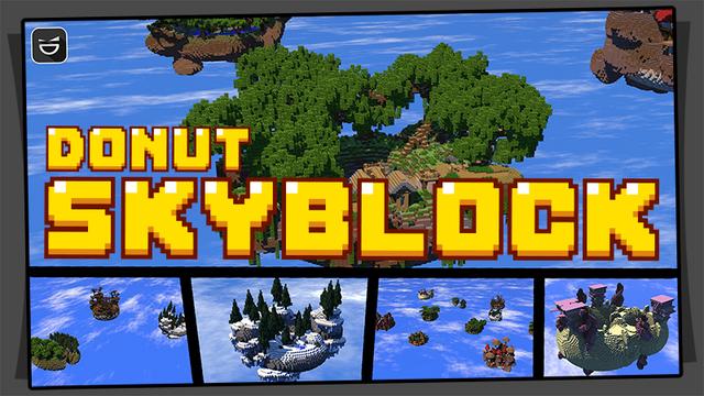 Thumbnail of the Minecraft Bedrock Marketplace product Donut Skyblock created by Giggle Block Studios.