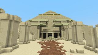 Screenshot of the Minecraft Bedrock Marketplace product Egyptian Raid Spawn created by Giggle Block Studios.