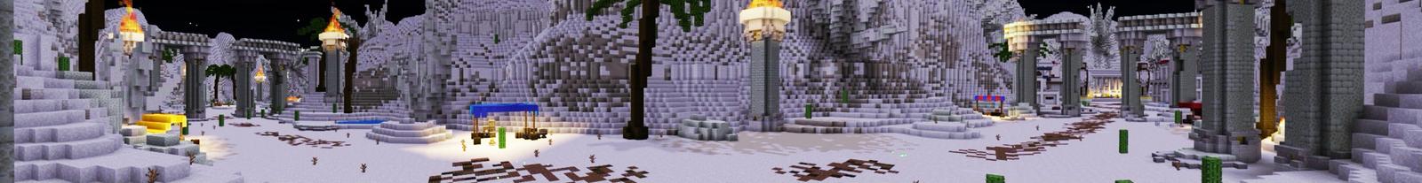 Panorama of the Minecraft Bedrock Marketplace product Egyptian Rush created by Giggle Block Studios.