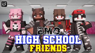 Thumbnail of the Minecraft Bedrock Marketplace product Emo High School Friends created by Giggle Block Studios.