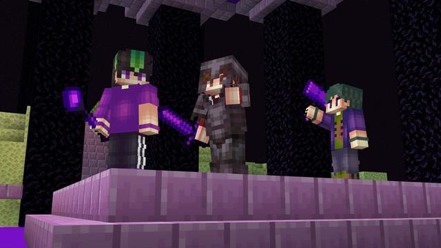 Screenshot of the Minecraft Bedrock Marketplace product Ender Expansion created by Giggle Block Studios.