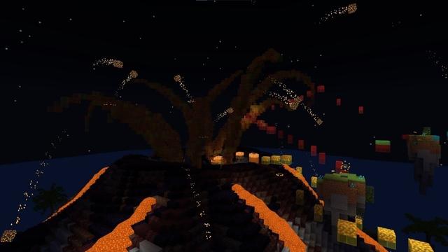 Screenshot of the Minecraft Bedrock Marketplace product Escape Extreme Volcano Parkour created by Giggle Block Studios.