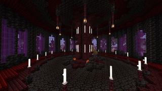 Screenshot of the Minecraft Bedrock Marketplace product Evil Volcano created by Giggle Block Studios.