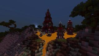 Screenshot of the Minecraft Bedrock Marketplace product Evil Volcano created by Giggle Block Studios.
