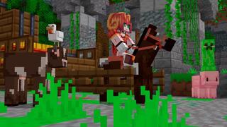 Screenshot of the Minecraft Bedrock Marketplace product Fairy Tale Texture Pack created by Giggle Block Studios.