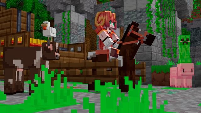 Screenshot of the Minecraft Bedrock Marketplace product Fairy Tale Texture Pack created by Giggle Block Studios.