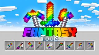 Thumbnail of the Minecraft Bedrock Marketplace product Fantasy Tools created by Giggle Block Studios.