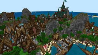 Screenshot of the Minecraft Bedrock Marketplace product Far Away Place created by Giggle Block Studios.