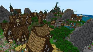 Screenshot of the Minecraft Bedrock Marketplace product Far Away Place created by Giggle Block Studios.