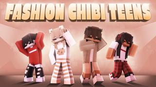 Thumbnail of the Minecraft Bedrock Marketplace product Fashion Chibi Teens created by Giggle Block Studios.
