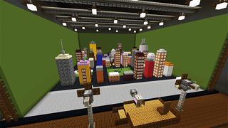 Screenshot of the Minecraft Bedrock Marketplace product Find Da Button: Bad Dad Jokes! created by Giggle Block Studios.