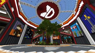 Screenshot of the Minecraft Bedrock Marketplace product Find Da Button: Bad Dad Jokes! created by Giggle Block Studios.