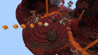Screenshot of the Minecraft Bedrock Marketplace product Floating Island Parkour created by Giggle Block Studios.