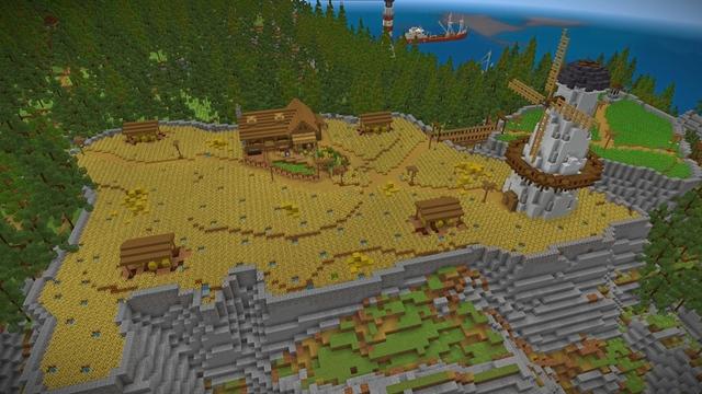 Screenshot of the Minecraft Bedrock Marketplace product Fractured Survival created by Giggle Block Studios.