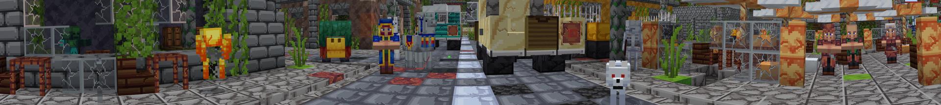 Panorama of the Minecraft Bedrock Marketplace product Fractured created by Giggle Block Studios.