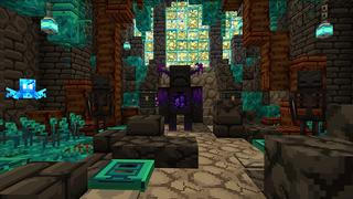 Screenshot of the Minecraft Bedrock Marketplace product Fractured created by Giggle Block Studios.