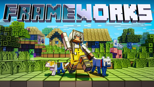 Thumbnail of the Minecraft Bedrock Marketplace product Frameworks created by Giggle Block Studios.