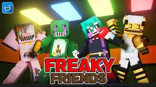 Thumbnail of the Minecraft Bedrock Marketplace product Freaky Friends created by Giggle Block Studios.