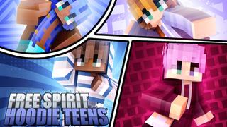 Thumbnail of the Minecraft Bedrock Marketplace product Free Spirit Hoodie Teens created by Giggle Block Studios.