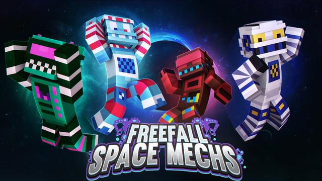 Thumbnail of the Minecraft Bedrock Marketplace product Freefall Space Mechs created by Giggle Block Studios.