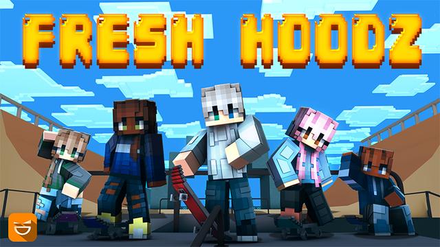 Thumbnail of the Minecraft Bedrock Marketplace product Fresh Hoodz created by Giggle Block Studios.