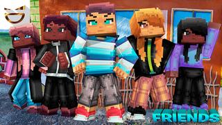 Thumbnail of the Minecraft Bedrock Marketplace product Friends created by Giggle Block Studios.