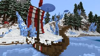 Screenshot of the Minecraft Bedrock Marketplace product Frostbite Island created by Giggle Block Studios.