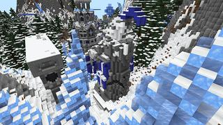 Screenshot of the Minecraft Bedrock Marketplace product Frostbite Island created by Giggle Block Studios.