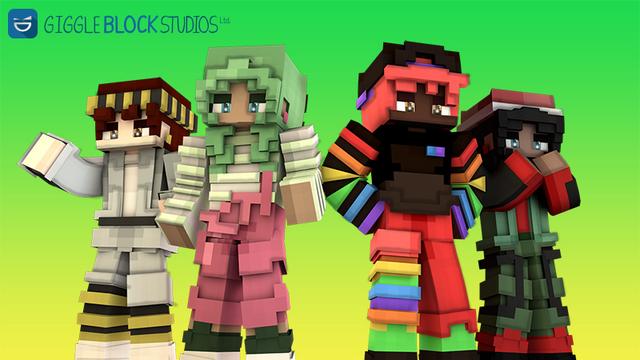 Thumbnail of the Minecraft Bedrock Marketplace product Funky Friends created by Giggle Block Studios.