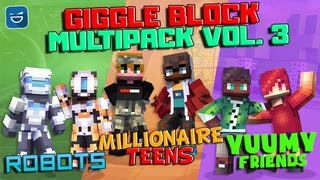 Thumbnail of the Minecraft Bedrock Marketplace product Giggle Block Multipack Vol. 3 created by Giggle Block Studios.