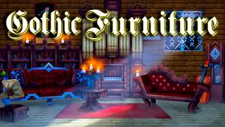 Thumbnail of the Minecraft Bedrock Marketplace product Gothic Furniture created by Giggle Block Studios.
