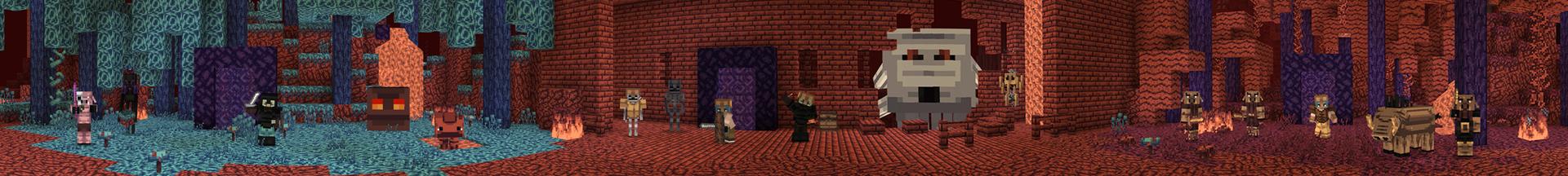 Panorama of the Minecraft Bedrock Marketplace product Grit created by Giggle Block Studios.