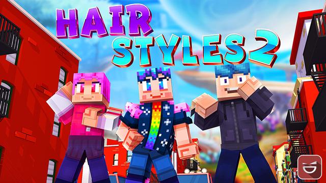 Thumbnail of the Minecraft Bedrock Marketplace product Hair Styles 2 created by Giggle Block Studios.